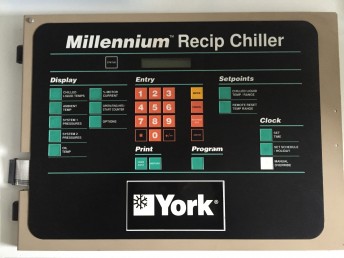 York Millennium Recip Chiller Kontrol Paneli