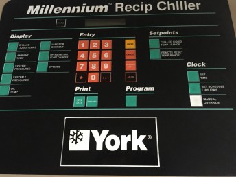 York Millennium Recip Chiller Kontrol Paneli